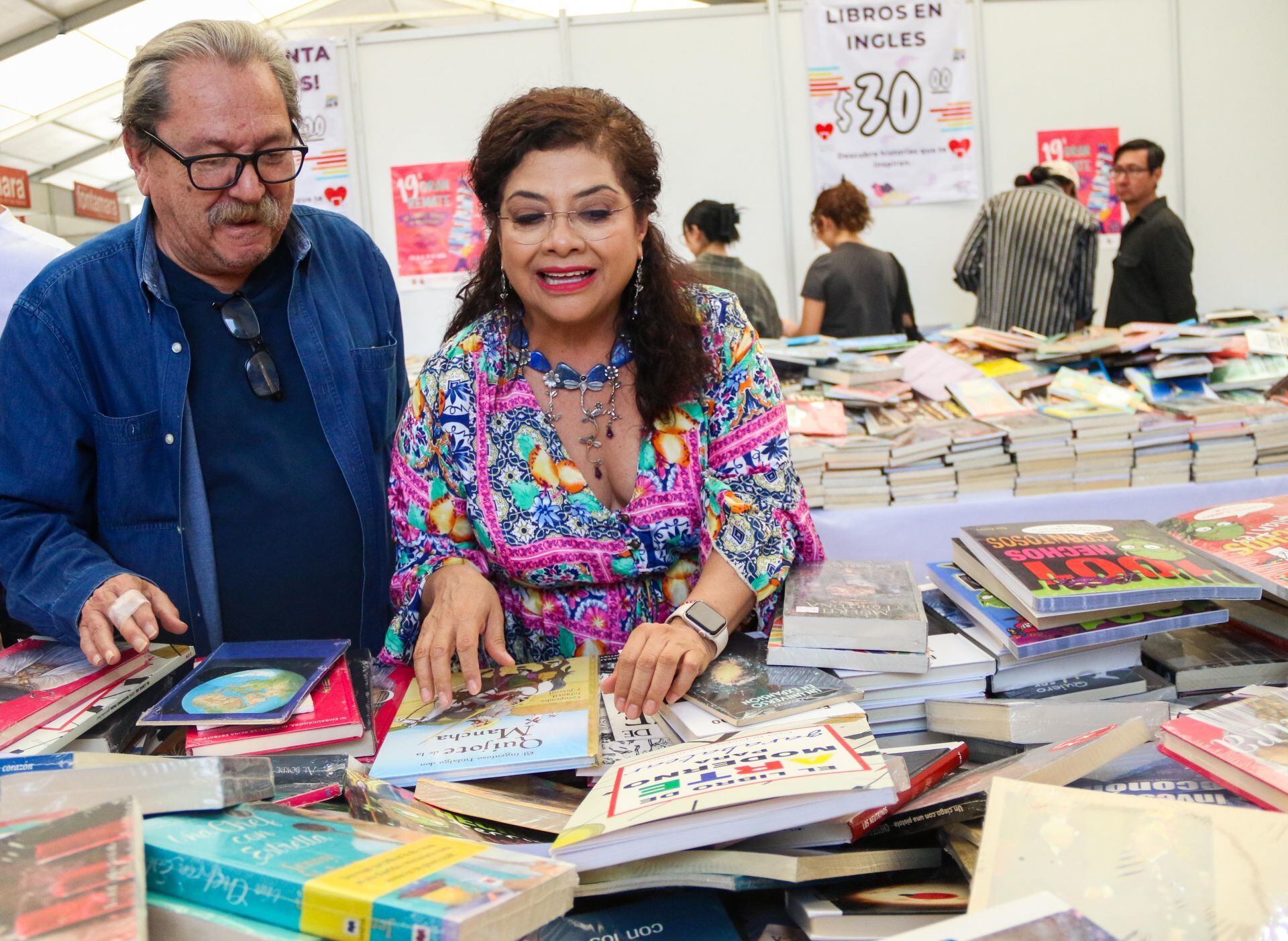 La mandataria capitalina hizo un llamado a la población para que llevaran su libro favorito. Crédito: Cuartoscuro/Victoria Valtierra Ruvalcaba