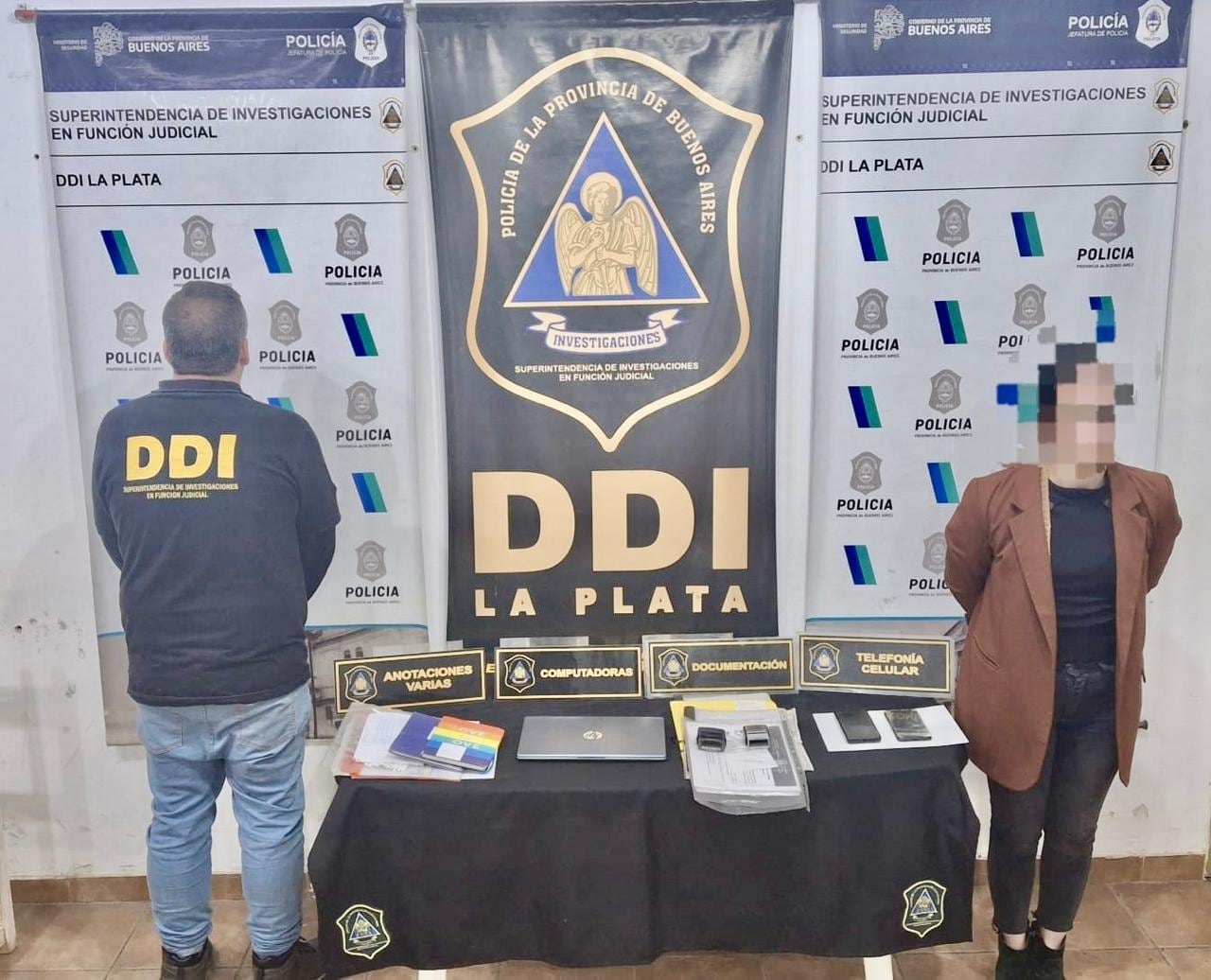 La mujer fue detenida por la DDI de La Plata