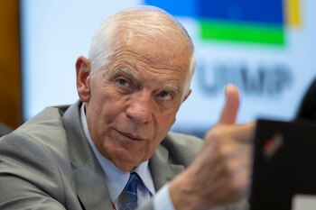 Borrell instó a los aliados a permitir a Ucrania utilizar su armamento en territorio ruso (EFE)