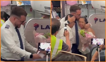 El emotivo momento fue celebrado