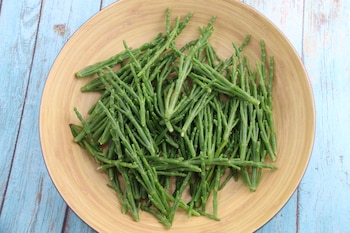 Ensalada de salicornia (Shutterstock)