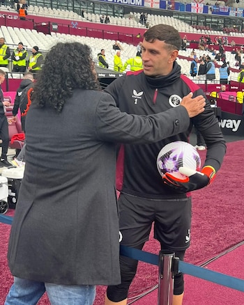 René Higuita se encontró con