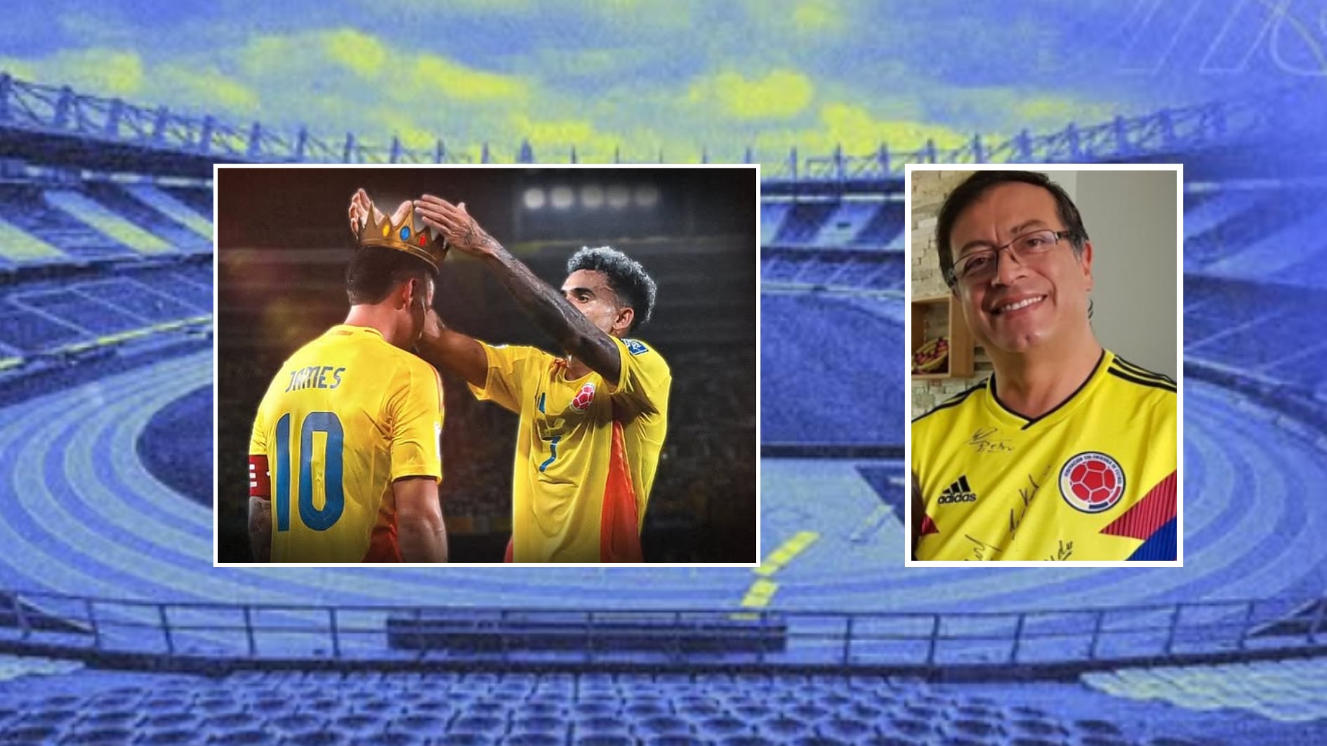 El presidente no dejó pasar la clasificación de la Tricolor al Mundial de México, Estados Unidos y Canadá, que será en 2026 - crédito @fcfseleccioncol/IG y @petrogustavo