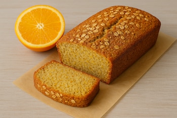 El budín de naranja sin