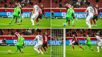 El exquisito gol de taco