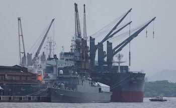 El buque militar iraní Iris