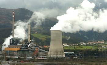Imagen de una central térmica.
