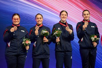 El equipo español de gimnasia