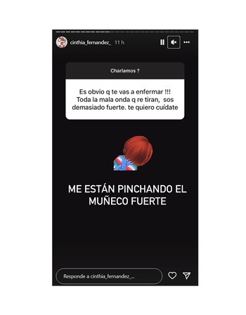 Cinthia Fernández cree que le