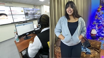 Joven que viajó de Lima