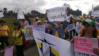Imagen de las protestas que