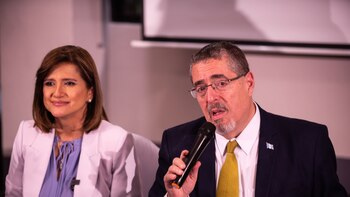 El presidente electo de Guatemala,