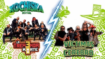 La Tremenda Korte, Víctimas del Dr. Cerebro e Insulini harán bailar a Xochimilco en el Xochiska 2026, este fin de semana