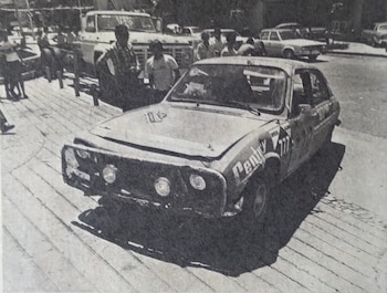 Zelikowickcz con un Peugeot 504