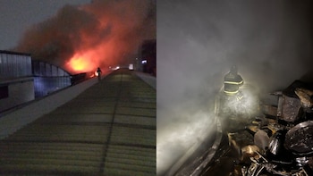 Controlan incendio en bodega cerca del mercado de Jamaica: un bombero resultó lesionado y 150 personas fueron evacuadas
