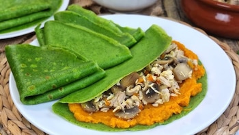 El clásico desayuno con crepas