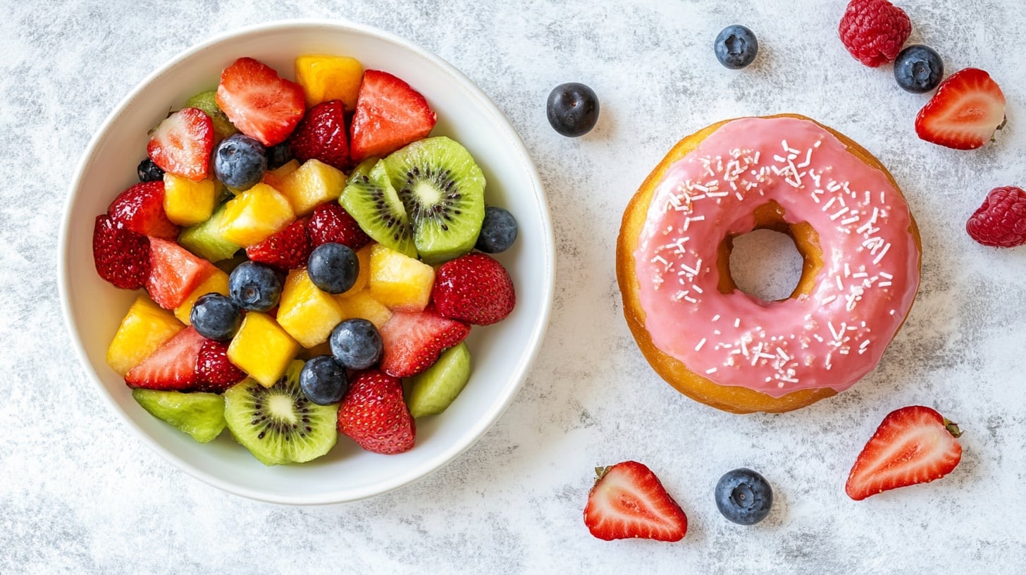 Los azúcares añadidos fueron identificados como responsables del aumento de triglicéridos y de enfermedades cardiovasculares. Preferir los alimentos naturales, como frutas y verduras (Imagen Ilustrativa Infobae)
