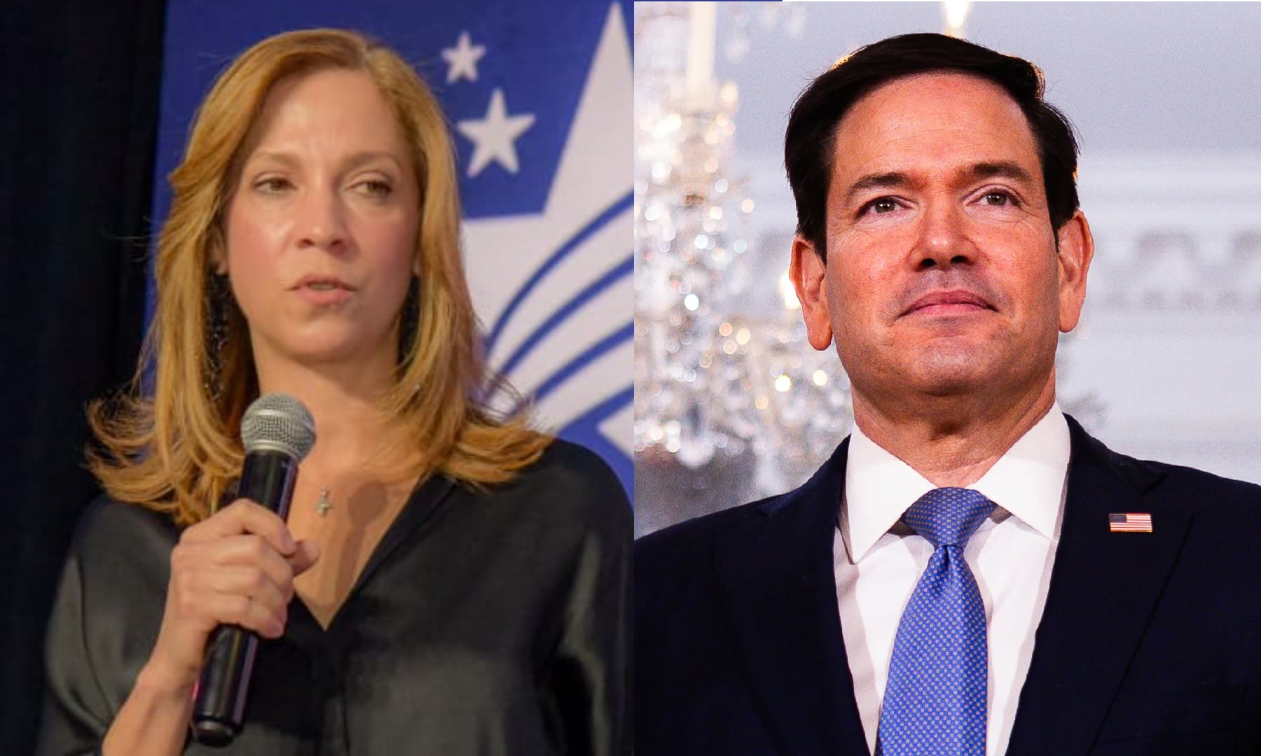 Maria Claudia Lacouture, presidenta de AmCham Colombia, aseguró que la visita de Marco Rubio a Colombia puede significar avances en la negociación de comercio recíproco - crédito @AmChamCol/X y Tierney L. Cross/AP