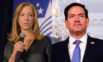 Maria Claudia Lacouture, presidenta de AmCham Colombia, aseguró que la visita de Marco Rubio a Colombia puede significar avances en la negociación de comercio recíproco - crédito @AmChamCol/X y Tierney L. Cross/AP