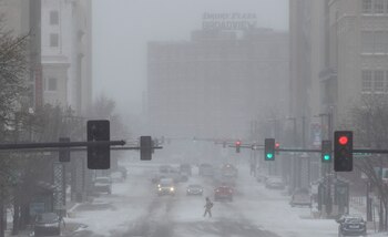 Las intensas nevadas y el