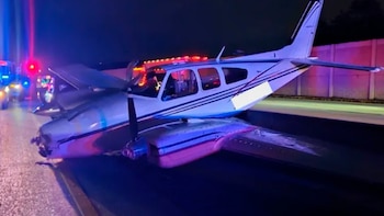 Una aeronave realizó un aterrizaje