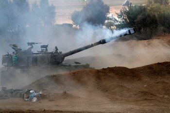 Un tanque del Ejército israelí