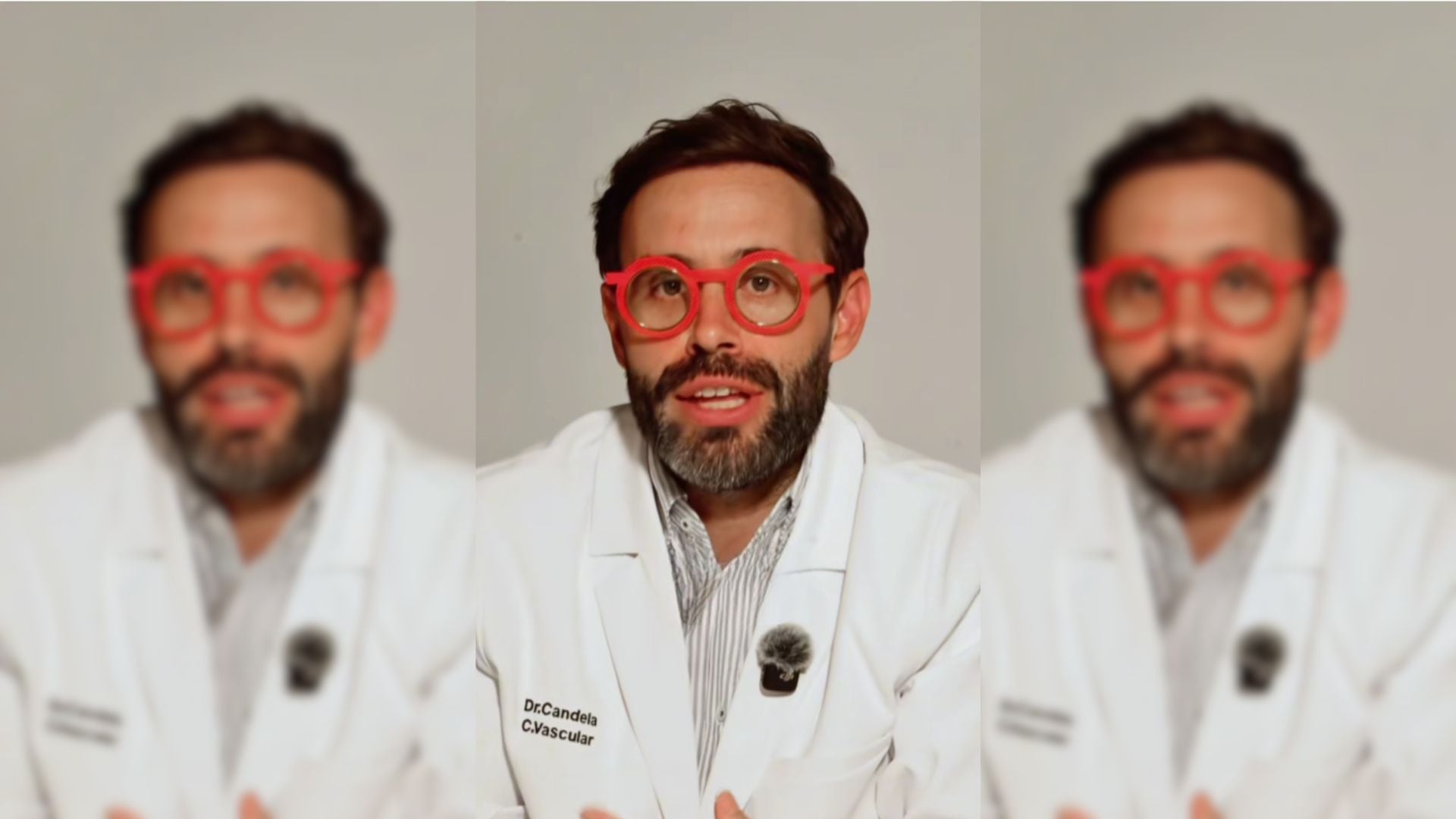 El doctor Eliseo Candela (@dr.e.candela / Montaje Infobae)