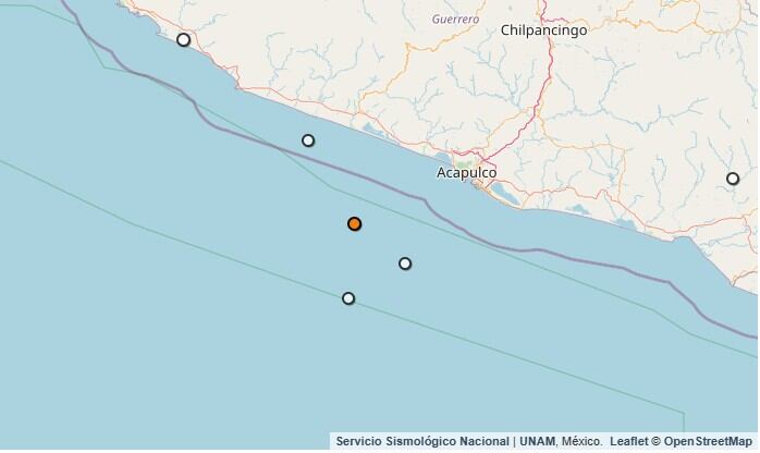 Temblor reportado en Guerrero.(SSN)