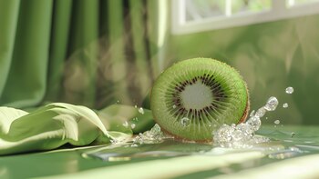 El kiwi, lleno de nutrientes, actúa contra el estrés oxidativo y mejora la salud ocular (Imagen Ilustrativa Infobae)
