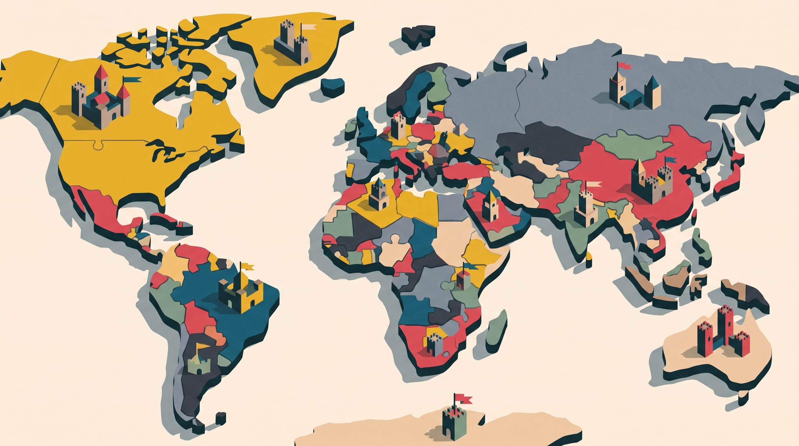 Los microestados combinan territorio reducido, soberanía y relaciones estrechas con países vecinos (Imagen Ilustrativa Infobae)