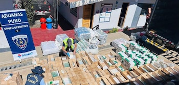 Operativo de la SUNAT en