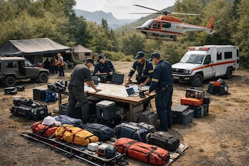 La logística de los rescates