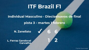 El tenista Nicolas Zanellato logra