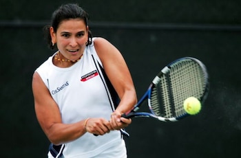 Fabiola Zuluaga fue la primera mujer tenista colombiana en participar en el US Open - crédito Ministerio del Deporte