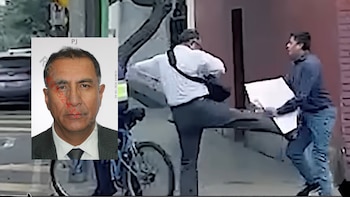 Juez supremo propinó una patada