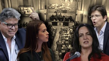 Revuelo en el país político,