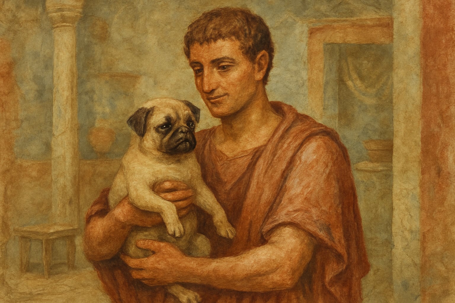 El hallazgo de un perro braquicéfalo en una tumba romana de Tralleis revela prácticas de cría en la antigua Roma (Imagen Ilustrativa Infobae)