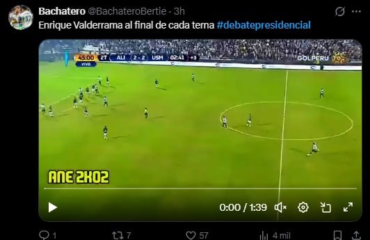 Debate presidencial EN VIVO: lo más viral en redes tras los momentos más polémicos. Captura: X.