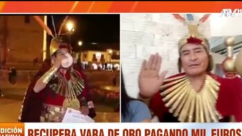 Hincha Inca de la selección