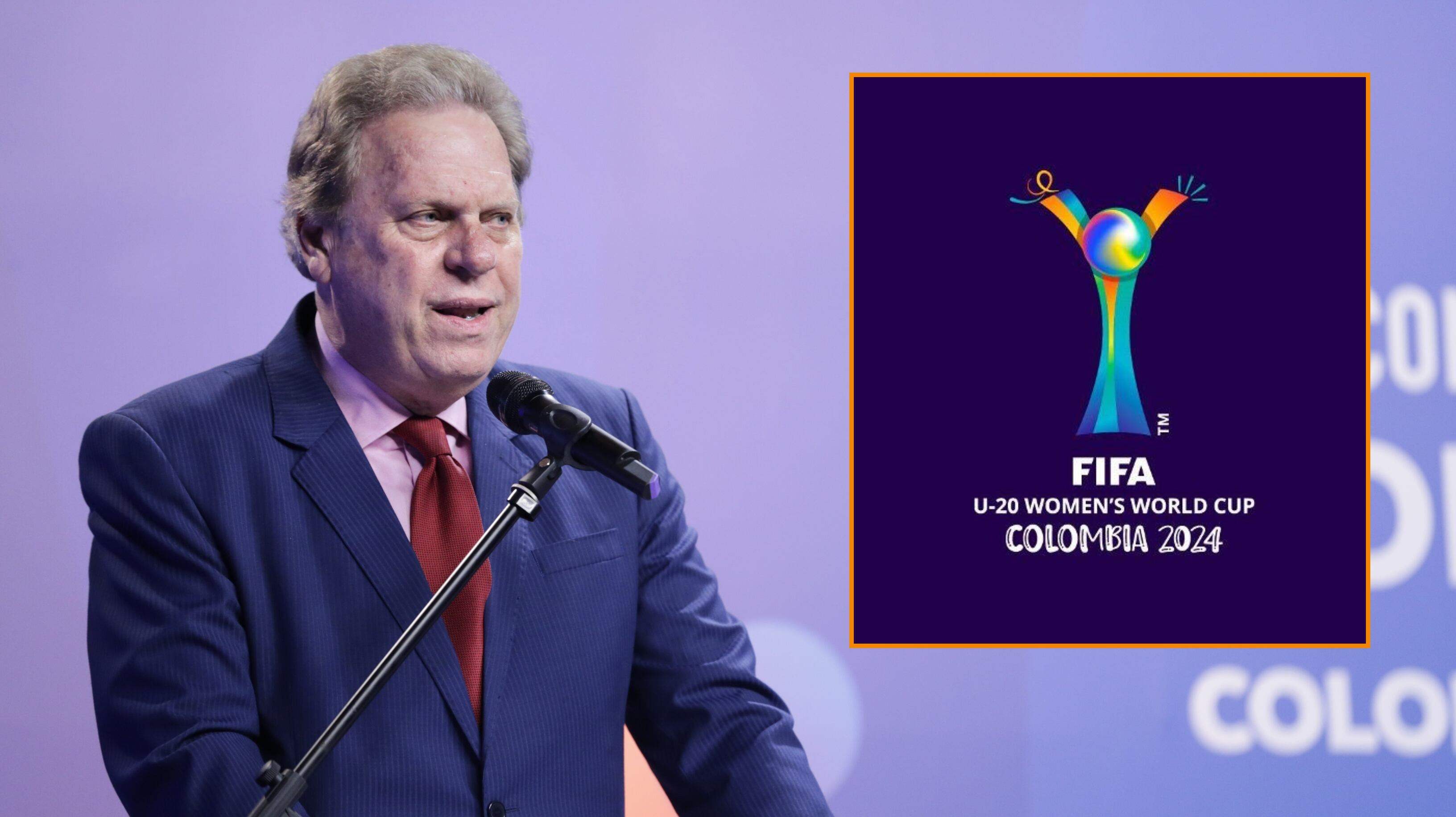 El presidente de la Federación Colombiana de Fútbol, Ramón Jesurún, no se ha pronunciado de manera oficial tras lo sucedido - crédito Colprensa