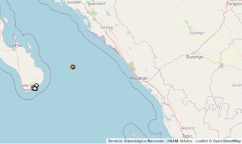 Temblor reportado en Baja California
