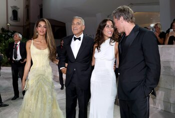Amal Clooney, George Clooney, Ines