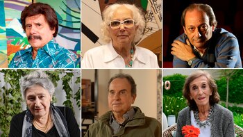 Arriba: Ramón Ayala, Susana Rinaldi