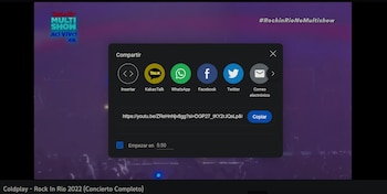 Compartir enlaces de videos con