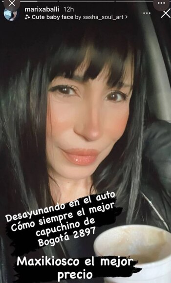 Marixa Balli hizo un canje