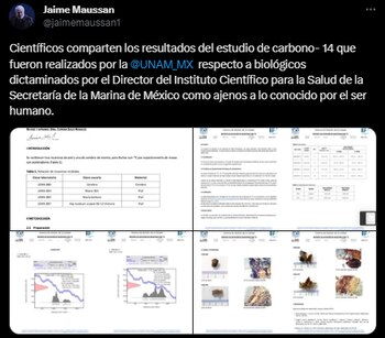 Jaime Maussan solicitó un estudio