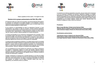 Va por México respaldó a