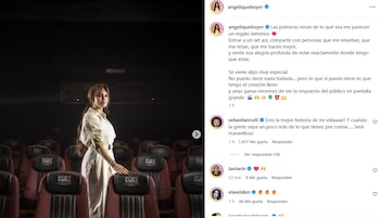 Angelique Boyer se mostró emocionada