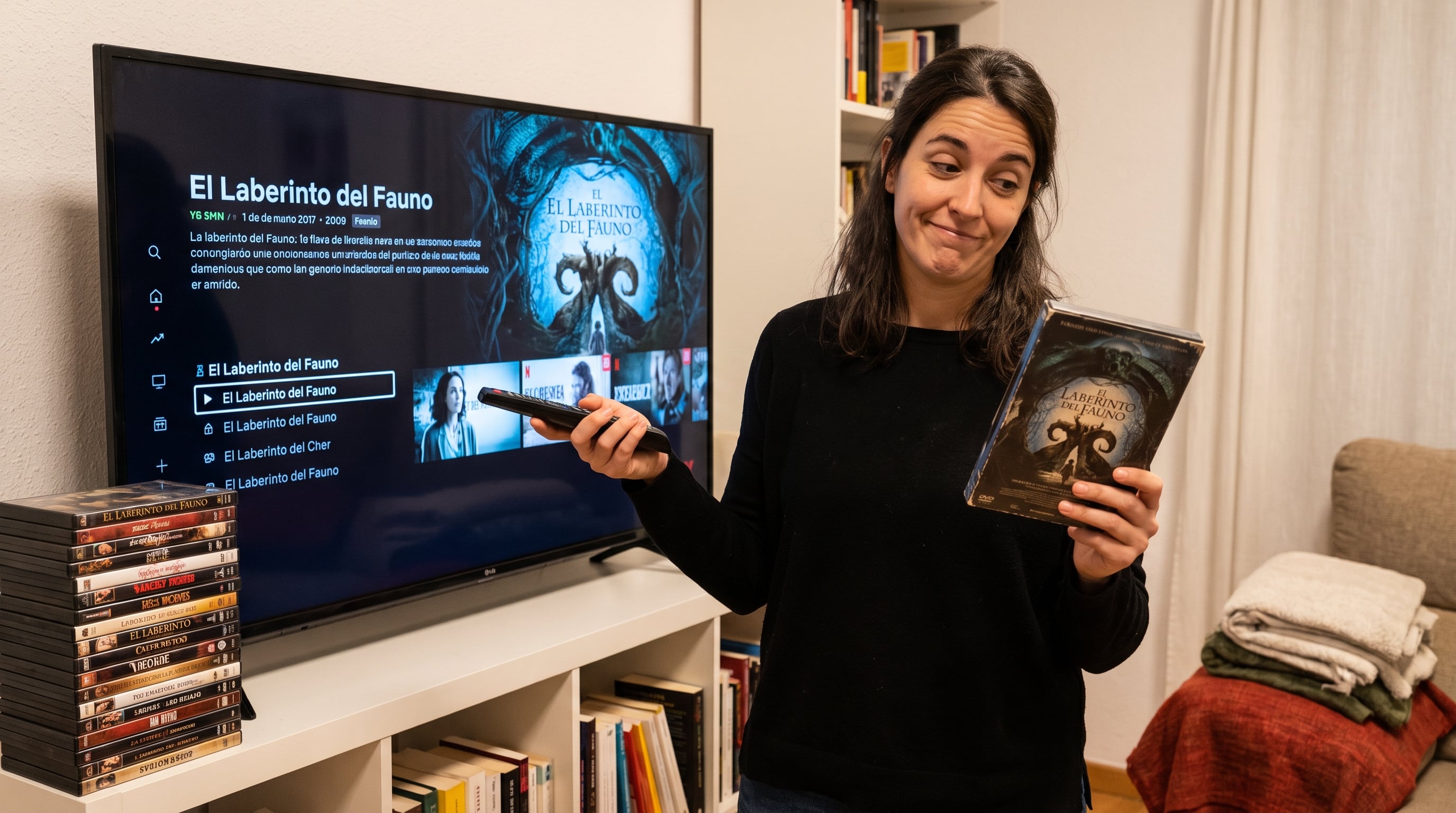 El debate entre formatos físicos y digitales de películas y series