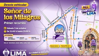 La Municipalidad de Lima presentó un plan de desvío vehicular - Créditos: MML.